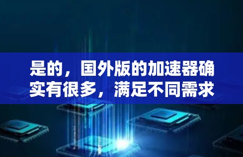 是的，国外版的加速器确实有很多，满足不同需求。以下是一些常见的国外加速器，你可以根据自己的需求选择合适的