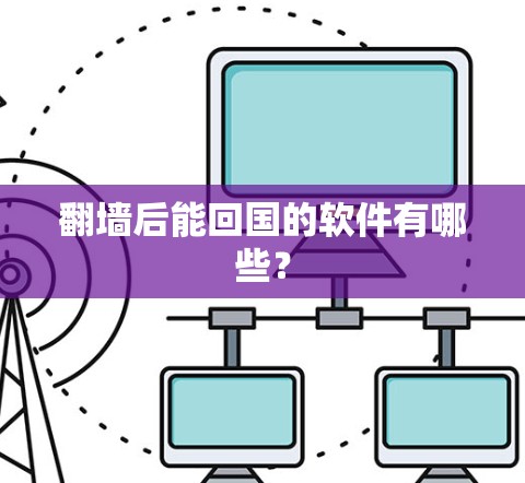 翻墙后能回国的软件有哪些？
