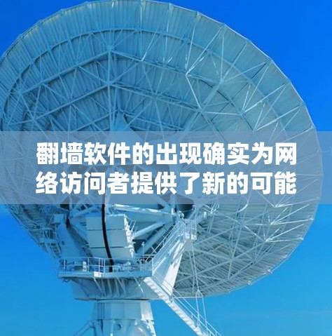 翻墙软件的出现确实为网络访问者提供了新的可能性，但也带来了诸多挑战。以下是对美国一些值得探索的翻墙软件的详细分析，包括它们的功能、使用限制以及潜在的优缺点