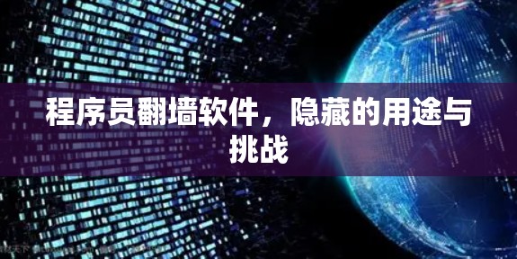 程序员翻墙软件，隐藏的用途与挑战