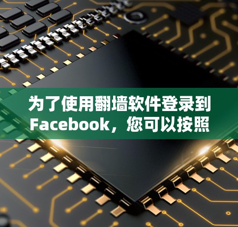为了使用翻墙软件登录到Facebook，您可以按照以下步骤操作