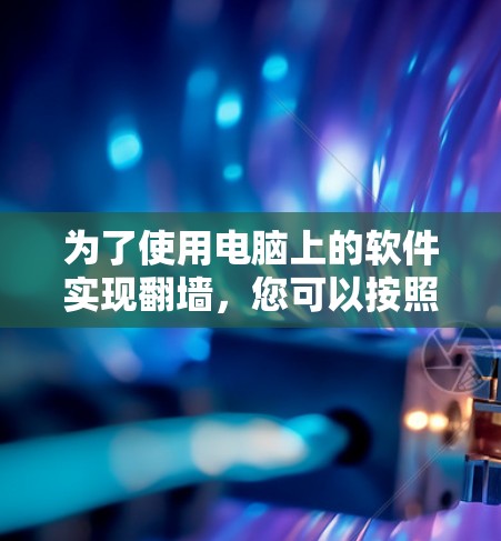 为了使用电脑上的软件实现翻墙，您可以按照以下步骤操作
