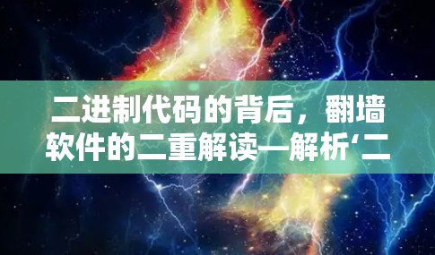 二进制代码的背后，翻墙软件的二重解读—解析‘二进制代码’的含义与作用