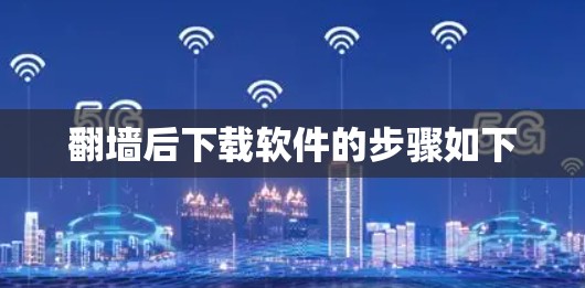 翻墙后下载软件的步骤如下