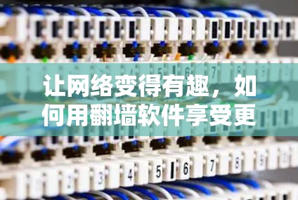 让网络变得有趣，如何用翻墙软件享受更自由的网络体验