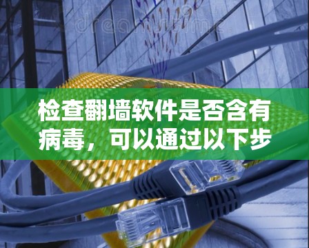 检查翻墙软件是否含有病毒，可以通过以下步骤进行