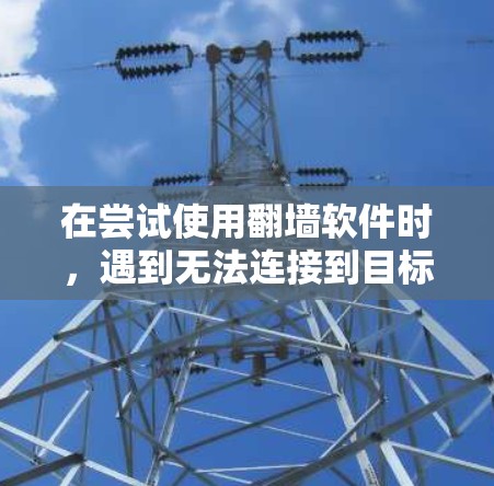 在尝试使用翻墙软件时，遇到无法连接到目标网站的问题，可以按照以下步骤排查和解决