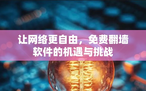 让网络更自由，免费翻墙软件的机遇与挑战