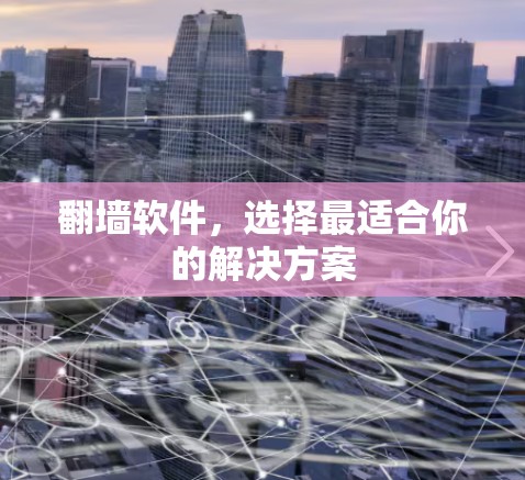 翻墙软件，选择最适合你的解决方案
