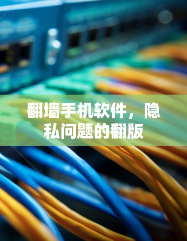 翻墙手机软件，隐私问题的翻版
