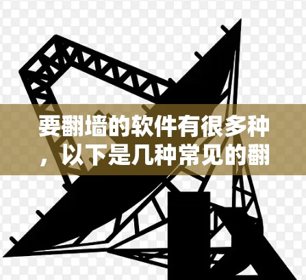 要翻墙的软件有很多种，以下是几种常见的翻墙工具