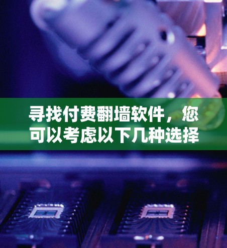 寻找付费翻墙软件，您可以考虑以下几种选择，每款软件各有特点，可以根据您的具体需求选择