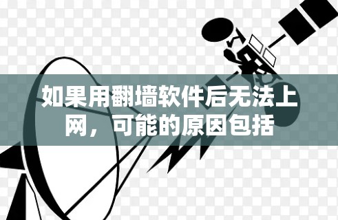 如果用翻墙软件后无法上网,可能的原因包括 如果用翻墙软件后无法上网,可能的原因包括