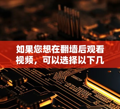 如果您想在翻墙后观看视频,可以选择以下几种软件 如果您想在翻墙后观看视频,可以选择以下几种软件