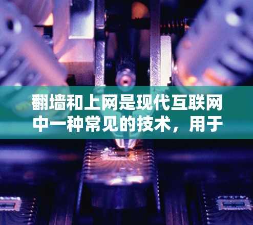 翻墙和上网是现代互联网中一种常见的技术,用于在无痕或不显眼的情况下进行网络访问。一些软件可以帮助用户完成翻墙和上网操作。以下是几种常见的翻墙和上网软件 翻墙和上网是现代互联网中一种常见的技术,用于在无痕或不显眼的情况下进行网络访问。一些软件可以帮助用户完成翻墙和上网操作。以下是几种常见的翻墙和上网软件