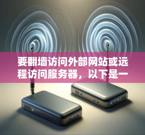 要翻墙访问外部网站或远程访问服务器,以下是一些步骤清晰的指南和推荐 要翻墙访问外部网站或远程访问服务器,以下是一些步骤清晰的指南和推荐