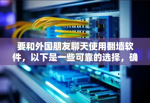 要和外国朋友聊天使用<strong>翻墙</strong>软件，以下是一些可靠的选择，确保安全和隐私