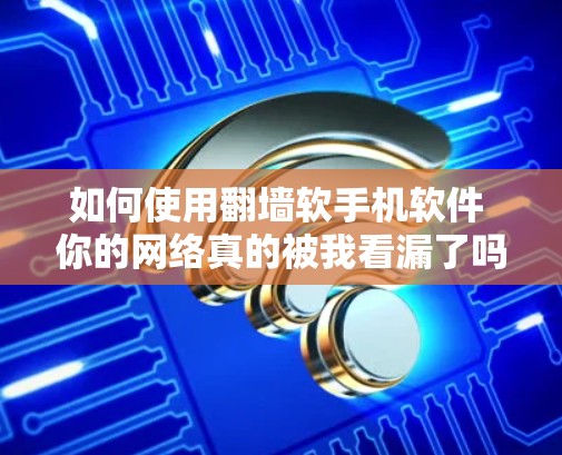 如何使用<strong>翻墙</strong>软手机软件 你的网络真的被我看漏了吗？