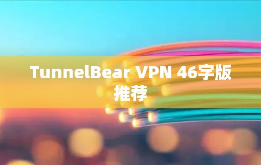 TunnelBear VPN 46字版推荐 TunnelBear VPN 46字版推荐