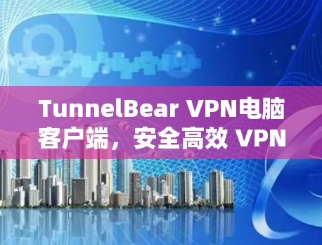 TunnelBear VPN电脑客户端，安全高效 VPN 解决方案