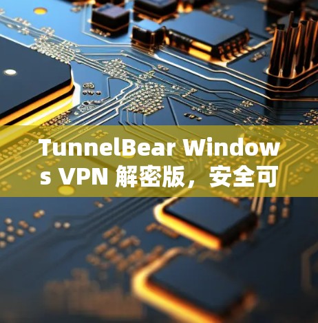 TunnelBear Windows VPN 解密版，安全可靠，轻松解决VPN困境