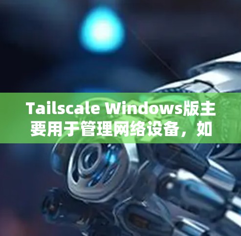 Tailscale Windows版主要用于管理网络设备，如路由器、交换机等，并支持设备组网。以下是设备组网配置的详细步骤说明