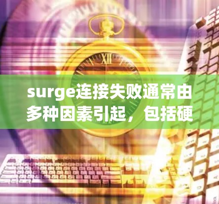 surge连接失败通常由多种因素引起,包括硬件连接、系统安装、网络配置以及Surge的版本问题等。以下是逐步排查故障的方法 surge连接失败通常由多种因素引起,包括硬件连接、系统安装、网络配置以及Surge的版本问题等。以下是逐步排查故障的方法
