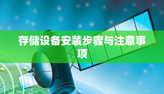 存储设备安装步骤与注意事项