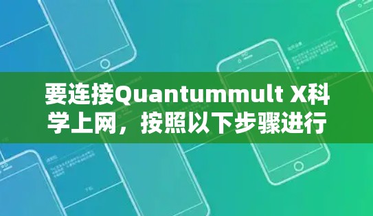 要连接Quantummult X科学上网,按照以下步骤进行 要连接Quantummult X科学上网,按照以下步骤进行