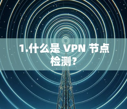 1.什么是 VPN 节点检测？