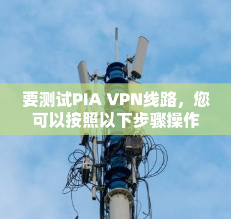 要测试PIA VPN线路,您可以按照以下步骤操作 要测试PIA VPN线路,您可以按照以下步骤操作