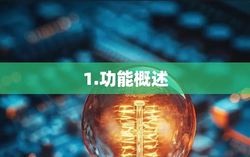 1.功能概述 1.功能概述