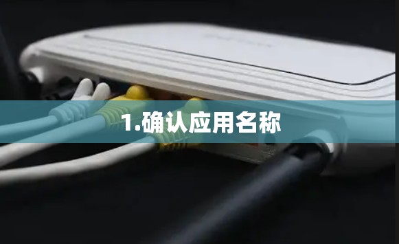 1.确认应用名称