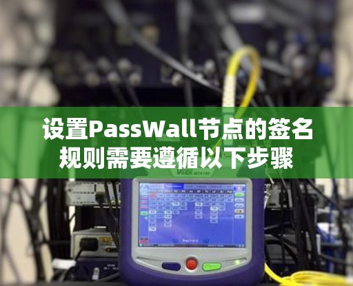 设置PassWall节点的签名规则需要遵循以下步骤 设置PassWall节点的签名规则需要遵循以下步骤