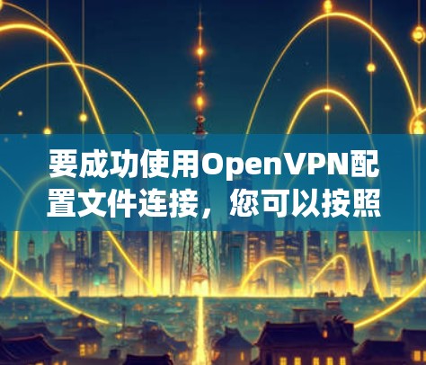 要成功使用OpenVPN配置文件连接,您可以按照以下步骤操作 要成功使用OpenVPN配置文件连接,您可以按照以下步骤操作