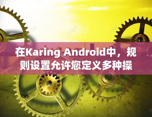 在Karing Android中，规则设置允许您定义多种操作规则，如删除文件、设备或应用，以及同步操作。以下是逐步的指导