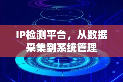 IP检测平台，从数据采集到系统管理