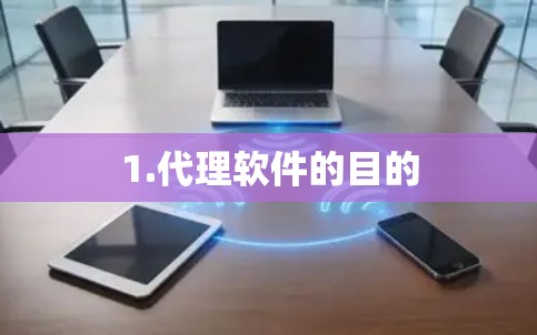 1.代理软件的目的
