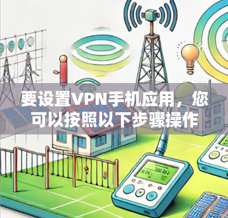 要设置VPN手机应用，您可以按照以下步骤操作