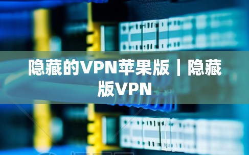 隐藏的VPN苹果版｜隐藏版VPN