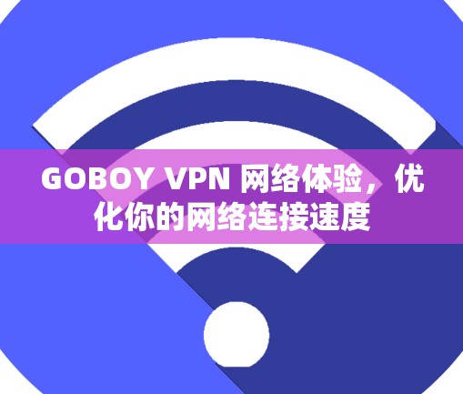 GOBOY VPN 网络体验，优化你的网络连接速度