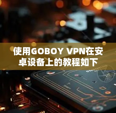 使用GOBOY VPN在安卓设备上的教程如下