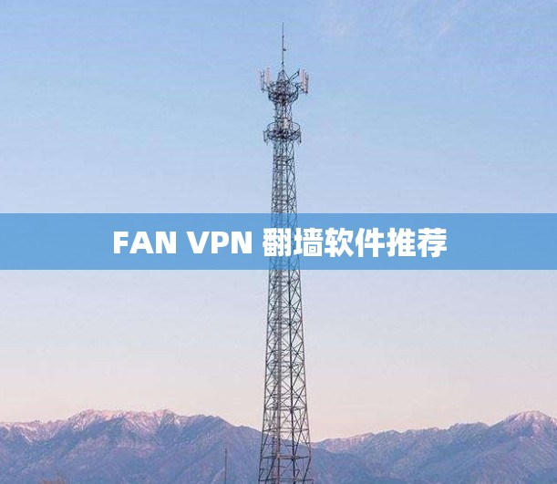 FAN VPN 翻墙软件推荐 FAN VPN 翻墙软件推荐