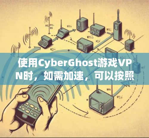 使用CyberGhost游戏VPN时，如需加速，可以按照以下步骤进行操作